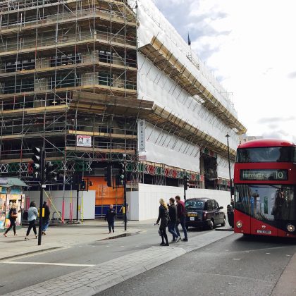 Arcadia Head Office - Independent scaffold inspection in London